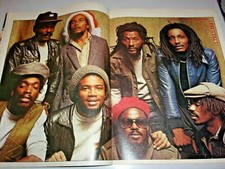BOB MARLEY & THE WAILERS 1980 magazine POSTER  17 x 11 inches comprar usado  Enviando para Brazil