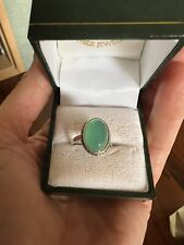 Bague chrysoprase argent d'occasion  Chambéry