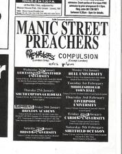 MANIC STREET PREACHERS Wildhearts Tour magazine ADVERT/mini Poster 3x3 inches comprar usado  Enviando para Brazil