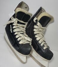 Usado, Patins de hóquei juvenil American Cougar tamanho 3 usados preto e branco comprar usado  Enviando para Brazil