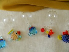 VIDRO ARTÍSTICO Lâmpada Trabalho Bolhas Flutuantes Estatueta de Peixe Colorida Ornamento de Aquário comprar usado  Enviando para Brazil