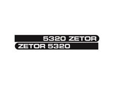 Sticker, aufkleber, decal - ZETOR 5320, używany na sprzedaż  PL