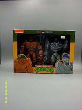 NECA NASTOLETNIE MUTANT ŻÓŁWIE NINJA TRAAG AND GRANITOR TMNT 2-PAK RZADKIE LATA 80-TE 90-TE na sprzedaż  Wysyłka do Poland