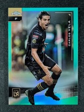 2021 Topps Chrome MLS CARLOS VELA 262/299 Aqua Refractor SP Los Angeles FC #91 comprar usado  Enviando para Brazil