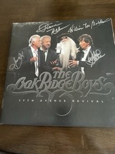 The Oak Ridge Boys 17th Avenue Revival 2018 Record Album SIGNED Autograph Gospel comprar usado  Enviando para Brazil