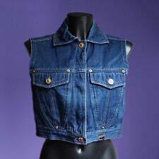 Gilet jeans versace usato  Moncalieri