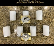 Gold frame light for sale  Sherman