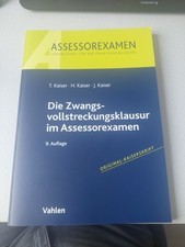 Zwangsvollstreckungsklausur as gebraucht kaufen  Erlangen
