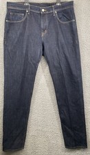 Jeans masculino azul Robert Graham lavagem média ajuste sob medida Kipling 38x36 comprar usado  Enviando para Brazil