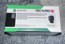 Cartucho de toner genuíno Lexmark 78C1UM0 magenta programa de retorno de rendimento ultra alto comprar usado  Enviando para Brazil