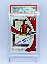 Assinaturas UFC 2022 "ANDERSON SILVA" #SSASV Immaculate Auto /99 PSA 9 Shadowbox comprar usado  Enviando para Brazil