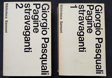 Pagine stravaganti giorgio usato  Torino