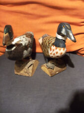 Pair ducks painted d'occasion  Expédié en Belgium