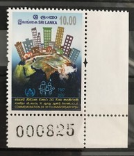 SRI LANKA - 2017 30º ANIVERSÁRIO DO ANO INTERNACIONAL DE ABRIGO NHM SG 2428 comprar usado  Enviando para Brazil