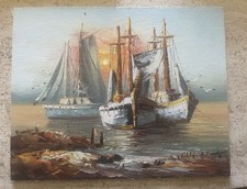 Vtg oil painting for sale  Raleigh