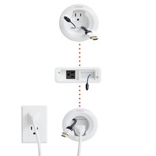 Wall cable management for sale  Brentwood