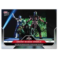 2025 Topps Now WWE #61 Aero Star Mr. Iguana Octagón Jr. Worlds Collide PRÉ-VENDA comprar usado  Enviando para Brazil