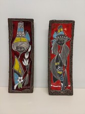 Coppia placche ceramica usato  Carpaneto Piacentino