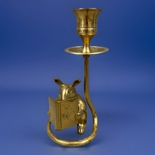 Brass candlestick holder for sale  Long Beach