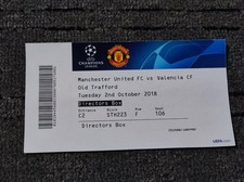 Manchester united valencia for sale  MANCHESTER