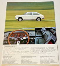 Feuillet autobianchi primula d'occasion  Quarré-les-Tombes