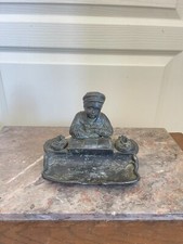 Antique doubld inkwell d'occasion  Expédié en Belgium