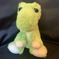 Brinquedo de pelúcia verde Aurora Dreamy Eyes T-Rex dinossauro 9" bicho de pelúcia comprar usado  Enviando para Brazil