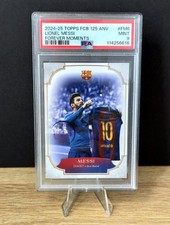 2024/25 Topps Fc Barcelona 125th Anniversary Lionel Messi Forever Moments PSA 9 comprar usado  Enviando para Brazil