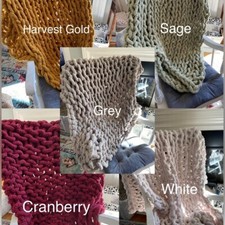 Handmade chunky throw for sale  Lake Elsinore