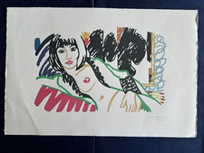 Serigrafia firmata tom usato  Umbertide