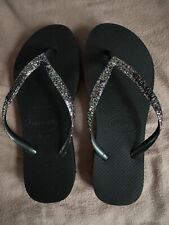 Glitter havaianas slim for sale  LONDON