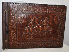 Embossed stitched leather for sale  LLANFAIRPWLLGWYNGYLL