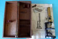 Antikes mikroskop holzkasten gebraucht kaufen  Wiesenttal