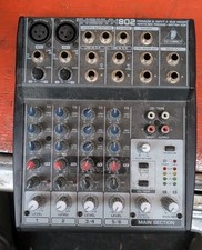 Console de mixagem Behringer Xenyx 802, 8 canais **SEM CABO** comprar usado  Enviando para Brazil