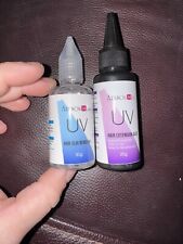 Pegamento de extensión de cabello UV 20 g y removedor 30 g NUEVO juego de luz UV portátil envío gratuito segunda mano  Embacar hacia Mexico