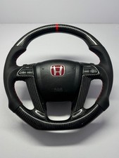 Volante de fibra de carbono compatível com Honda 8ª geração Accord 2008-2012, usado comprar usado  Enviando para Brazil