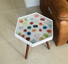 Usado, Mesa lateral Le Creuset Magnet artesanal exibida comprar usado  Enviando para Brazil