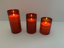 3pc flickering flameless for sale  Mount Pleasant