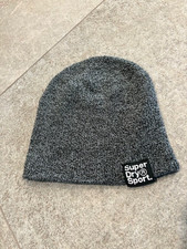 Grey superdry beanie for sale  BIGGAR