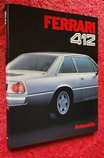 Ferrari 412 automobilia for sale  KILMARNOCK