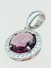 Pendentif améthyste violette d'occasion  Orleans-