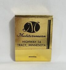 Vintage matchbook mediterranea for sale  Spindale