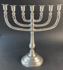 Menorah ancien étain d'occasion  Issy-les-Moulineaux