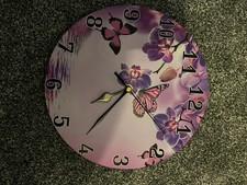 Butterfly design clock for sale  ELLESMERE PORT