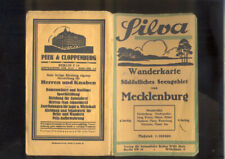 alte Landkarte 1935-Silvia Wanderkarte-Südöstliches Seengebiet v.Mecklenburg comprar usado  Enviando para Brazil