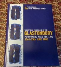 Glastonbury festival 2000. for sale  LLANGOLLEN