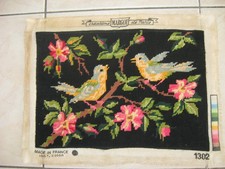 Fleur oiseaux 33cmx23cm d'occasion  Hazebrouck