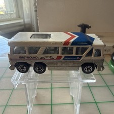Vintage Hot Wheels Blackwall GREYHOUND BUS Branco Hong Kong 1979 Bom comprar usado  Enviando para Brazil
