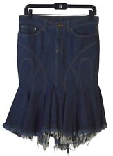 SAIA JEANS NOVA COM ETIQUETAS ALEXANDER MCQUEEN DELIVERANCE COLLECTION TAMANHO 38 comprar usado  Enviando para Brazil