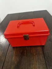Vintage Wil-Hold Wilson Mfg Caixa de Costura Vermelha Bandeja de Plástico Estojo Retrô-Pequeno comprar usado  Enviando para Brazil